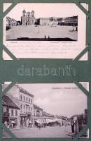 Több mint 170 db régi képeslap családi levelezésből, zömmel az 1900-as évekből, Magyarország minden ...