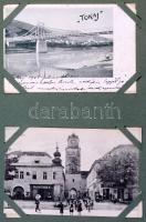 Több mint 170 db régi képeslap családi levelezésből, zömmel az 1900-as évekből, Magyarország minden ...