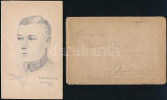 1919 Iszer Károly (1861-1929) újságíró, sportvezető fiának levele szüleihez