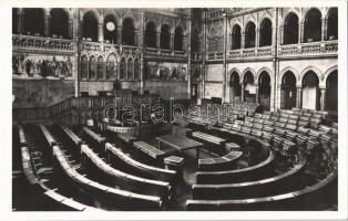 Budapest V. Országház, Parlament, Felsőház ülésterme, belső