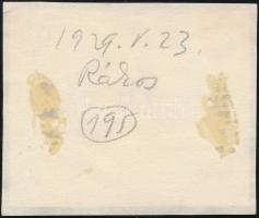 1929 Kinszki Imre (1901-1945) budapesti fotóművész jelzés nélküli, de általa feliratozott, vintage f...