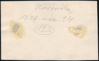 1929 Kinszki Imre (1901-1945) budapesti fotóművész jelzés nélküli, de általa feliratozott, vintage f...