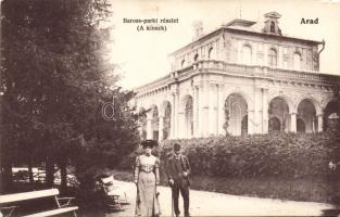 Arad-Baross parki részlet kioszk