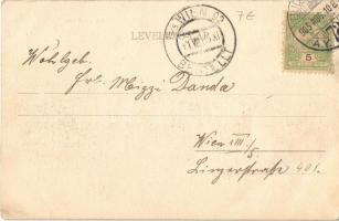 1905 Budapest VIII. Baross tér, Keleti pályaudvar, Baross szobor, villamosok, Gazdasági gépek üzlete...