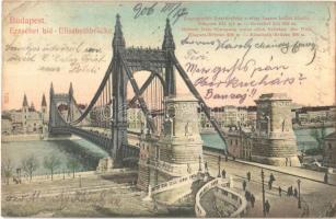 1906 Budapest, Erzsébet híd. 3271. Örömy Sándor és Társa kiadása (EK)