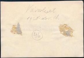 1928 Kinszki Imre (1901-1945) budapesti fotóművész jelzés nélküli, de általa feliratozott, vintage f...