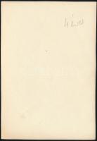 cca 1932 Kinszki Imre (1901-1945) budapesti fotóművész jelzés nélküli, de általa feliratozott, vinta...