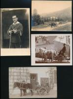 cca 1945 előtt, különféle időpontokban és eltérő helyszíneken készült, változatos témájú összeállítá...