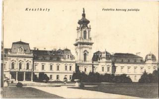 Keszthely, Herceg Festetics kastély. Nádai Ignác kiadása (fl)