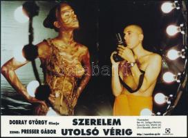 Különböző filmekben szereplő fotográfusok, 8 db filmfotó feliratokkal, 17x24 cm