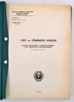 1/1977. sz. főmérnöki utasítás. Motoros repülőgépek és repülést kiszolgáló földi berendezések üzembenntartásának szabályai. Bp., 1977., MHSZ, 438 p. Nylon-kötésben.