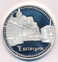 Lapis András (1942-) 1992. "MÉE Esztergomi Csoport / 100 éves a fillér" Ag emlékérem perem...
