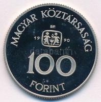 1990. 100Ft Cu-Ni "SOS Gyermekfalu" kapszulában T:1(PP) 
Adamo EM117