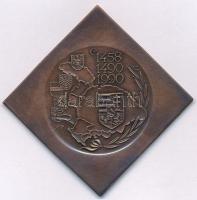 Fritz Mihály (1947-) 1990. "Mathias Rex" Mátyás király halálának 500. évfordulója, Br cseg...