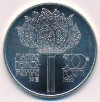 1986. 500Ft Ag "XV. Téli Olimpia Calgary 1988" kapszulában T:BU Adamo EM98