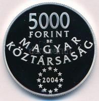 2004. 5000Ft Ag "Magyarország az Európai Unió tagja" kapszulában T:PP Adamo EM190