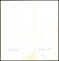 Armuth Gábor (?-?): "A Szász sztori...": A mester munkái égetés előtt, (Szász Endre (1926-...
