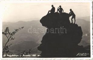 1942 Nagybánya, Baia Mare; Rozsály 1307 mtr. / Varful Ignis / mountain peak