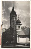 1936 Nagybánya, Baia Mare; Turnul Sf. Stefan / Szent István torony, Ortodox templom / tower, Romanian Orthodox church (EK)