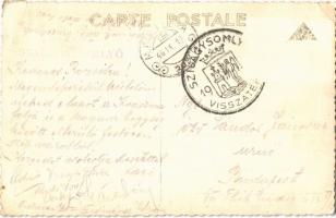 1940 Szilágysomlyó, Simleu Silvaniei; látkép / general view. Papp imre photo + "Szilágysomlyó v...