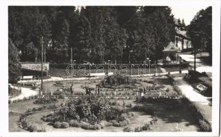 1943 Borszék, Borsec; Park. Heiter György udvari fényképész felvétele és kiadása / park (EK)