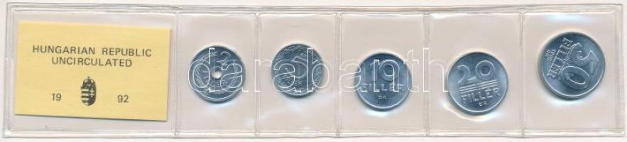 1992. 2f-50f (5xklf) forgalmi sor fóliatokban T:1,2 Adamo FO25