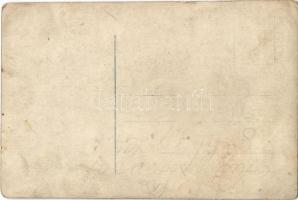 1914 Katzelsdorf, Emlékül a hídőrségről / WWI K.u.K. (Austro-Hungarian) military bridge guard, soldi...