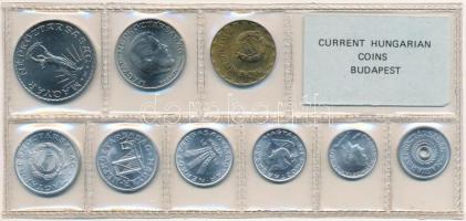 1981. 2f-10Ft (9xklf) érmés forgalmi sor fóliatokban T:1 Adamo FO14