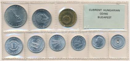 1982. 2f-10Ft (9xklf) érmés forgalmi sor fóliatokban T:1 Adamo FO15