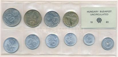 1983. 2f-20Ft (10xklf) érmés forgalmi sor fóliatokban T:1,2 Adamo FO16