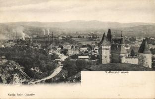 Vajdahunyad gyár és vár látképe