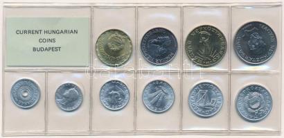 1988. 2f-20Ft (10xklf) érmés forgalmi sor fóliatokban T:1 Adamo FO21