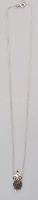 Ezüst(Ag) baglyos nyaklánc, jelzett, max. h: 44 cm, bruttó: 2,3 g