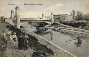 Temesvár-Begarészlet az új híddal