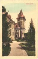 1912 Parádsasvár, Károlyi kastély. Parádi fogyasztási szövetkezet kiadása (EK)