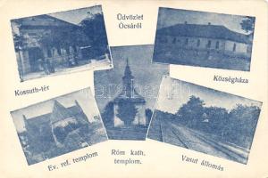 Ócsa Községháza Vasútállomás