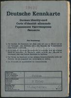 1946-1951 Fényképes német személyigazolvány, magyar nevű személy részére