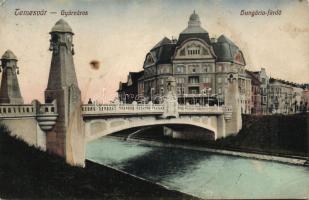 Temesvár, gyárváros Hungária fürdő