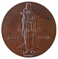 Madarassy Walter (1909-1994) 1938. "Székesfehérvári Szent István" Br emlékérem. "SANC...
