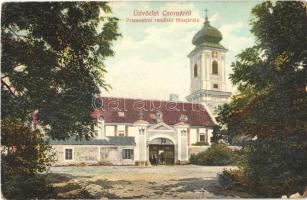 1915 Csorna, Premontrei rendház főbejárata. Martincsevics Károly kiadása (Rb)