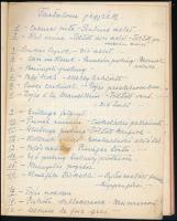 1919 "Madeleine de Baross": Szakácskönyv 919", kézzel írt szakácskönyv, "Madelei...