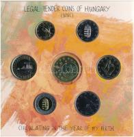 2014. 1Ft-100Ft (7xklf) + elékérem "Magyarország verdefényes pénzérméi születésem évében / Baby...