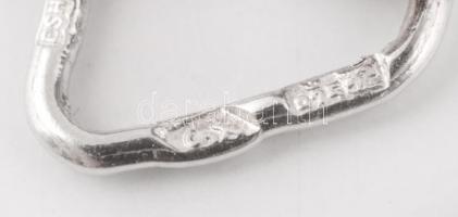 Ezüst(Ag) karkötő, howlittal, jelzett, h: 17 cm, bruttó: 9,7 g