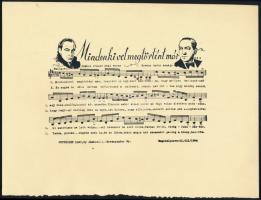 1946-1949 Jámbor József 3 db nótája