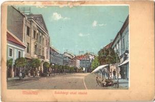 1915 Miskolc, Széchenyi utca, üzletek. Balla Bertalan kiadása (EM)