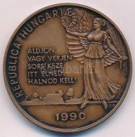 Bajnok Béla (1937-) / Szabó Géza (1939-) 1990. "Magyar Köztársaság kikiáltása emlékére 1989. ok...