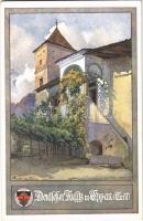 Appiano, Eppan (Südtirol); Deutscher Ansitz / German villa. Deutscher Schulverein Karte Nr. 329.