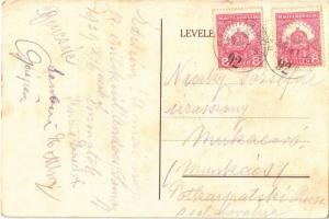 1929 Andocs, az ősrégi kegykápolna + "KAPOSVÁR - SIÓFOK 92" vasúti mozgóposta bélyegző (fl...