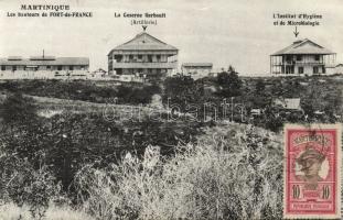 Fort de France military-barracks, microbiology institute