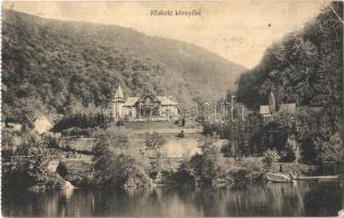 1924 Miskolc, Hámori tó, Weidlich villa. Orosz Ferenc felvétele és kiadása - képeslapfüzetből / from postcard booklet (EK)